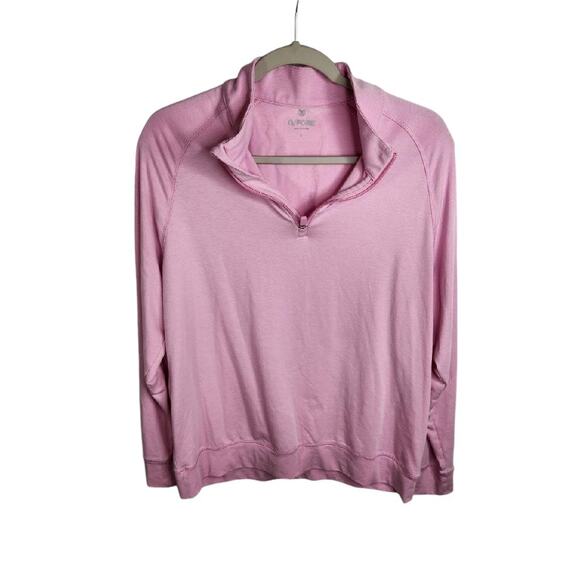 G/Fore Golf 1/4 Zip Lux Staple Midlayer Pullover Circle G Men's Large Lilac Pink - Picture 1 of 6